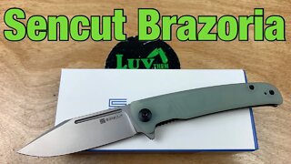 Sencut Brazoria linerlock flipper knife