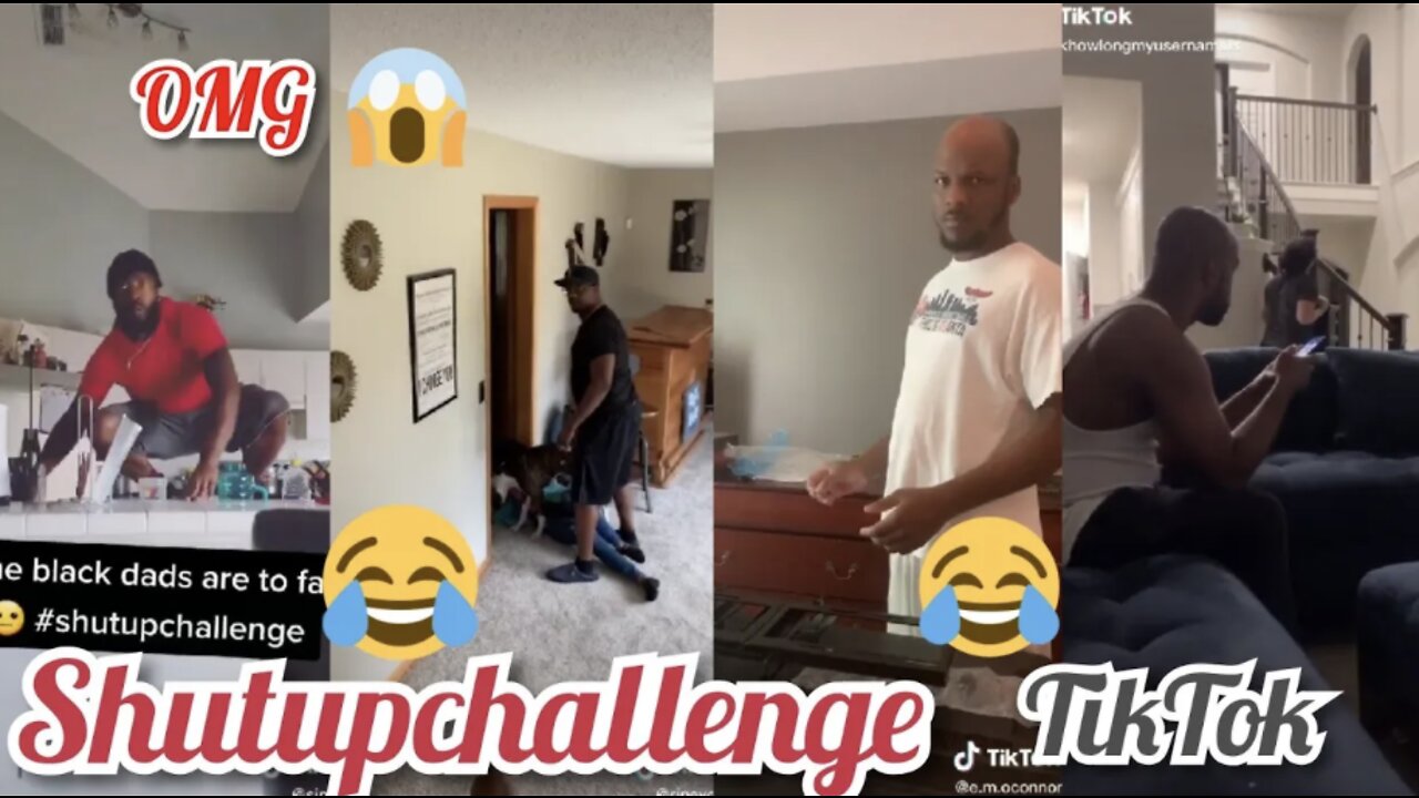 Shutupchallenge on Black Dads | Shut up Mom | Shut up prank on Dad