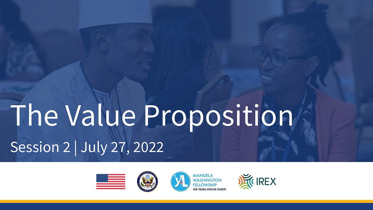 Session 2: The Value Proposition