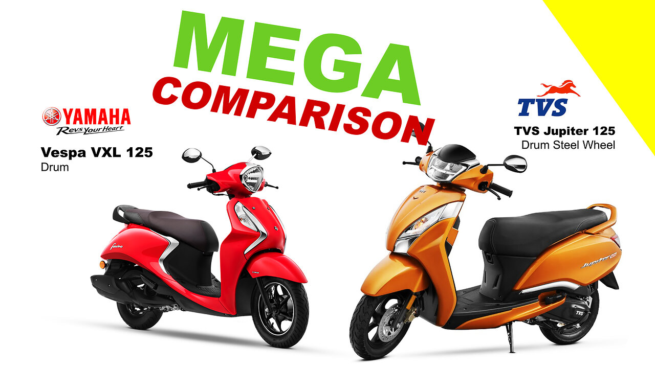 MEGA COMPARISON | Yamaha Fascino 125 vs TVS Jupiter 125 | Kuch Bhi