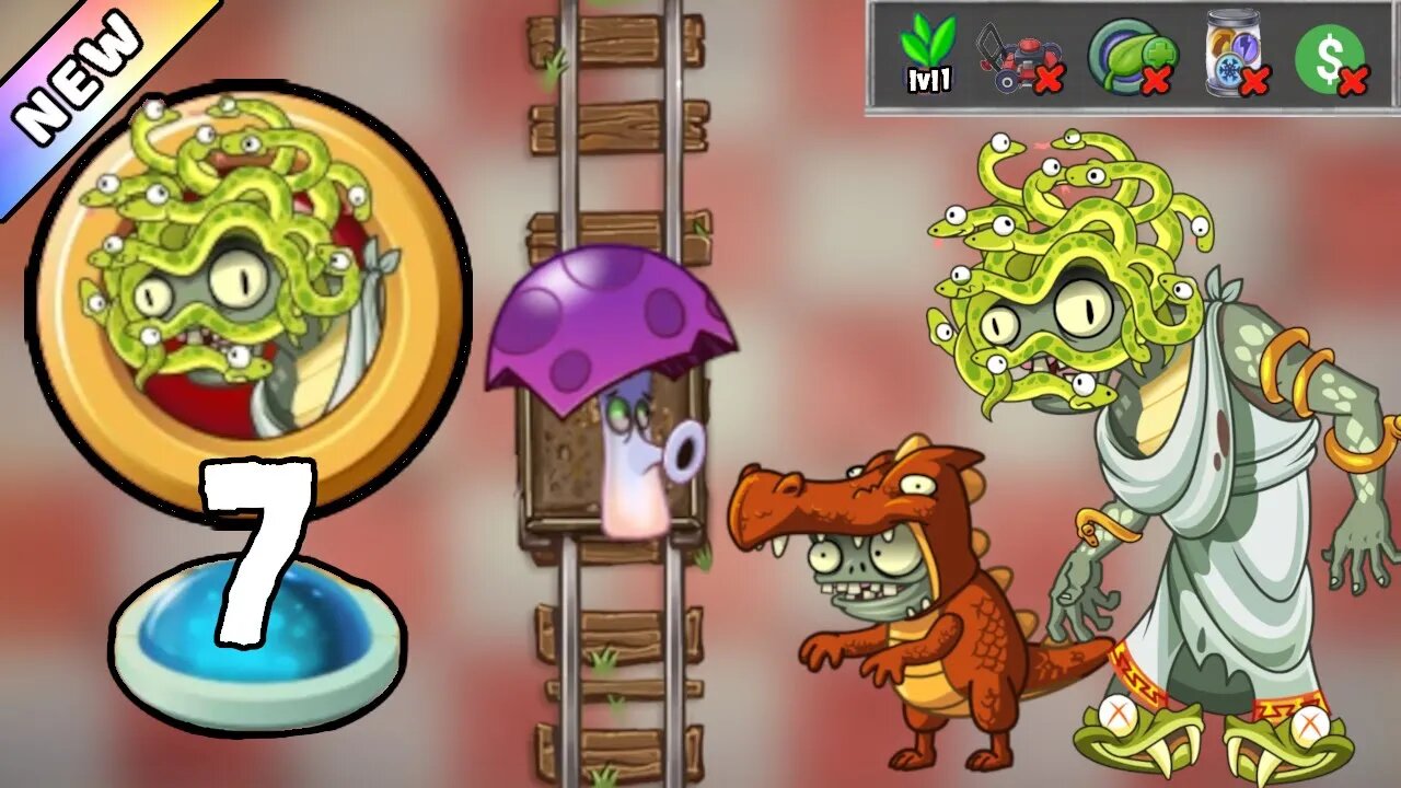 Plants vs Zombies 2 - The Zombosseum II 2023 Level 7 [Plants Lvl 1 & No Premium] + DOWNLOAD