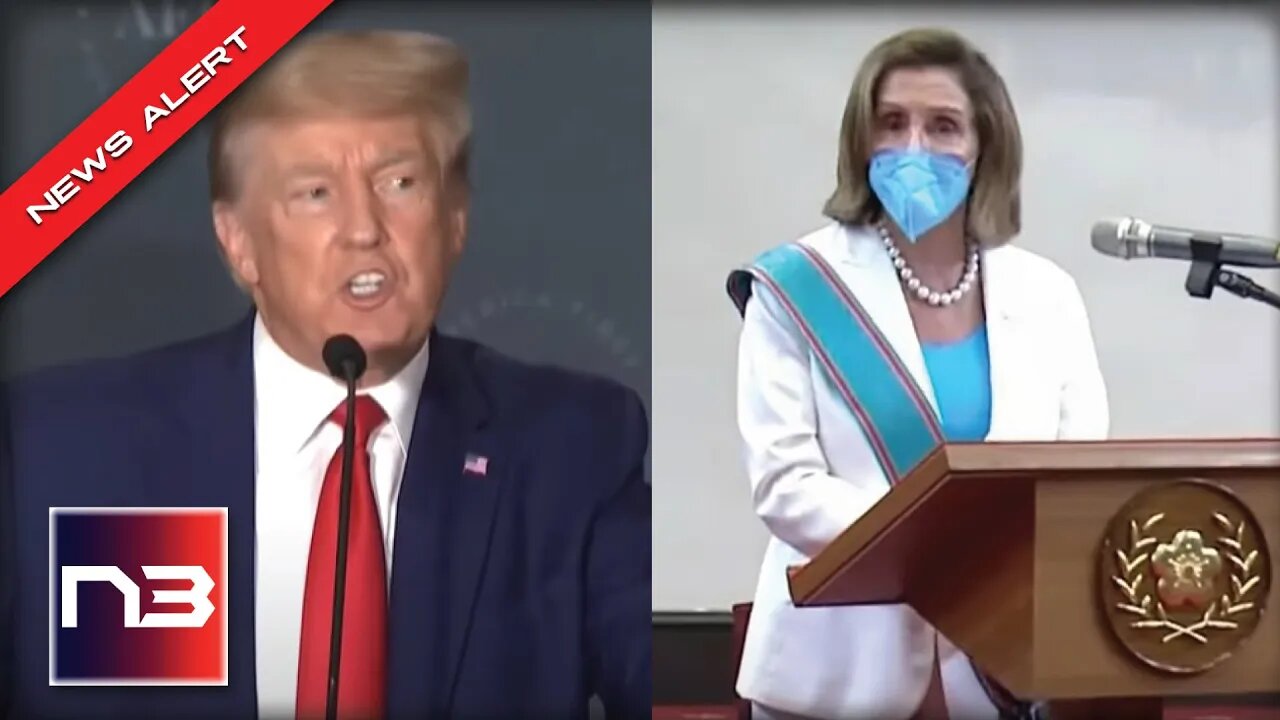 “Causing Trouble” Donald Trump Rips “CRAZY” Pelosi for Angering China Over Taiwan