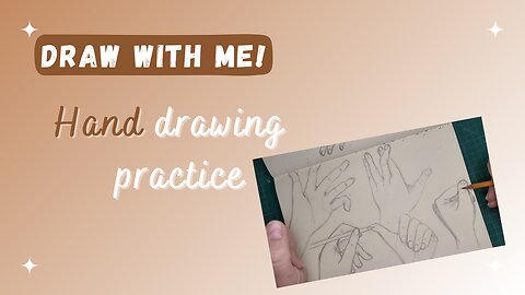 Draw With Me! #2 - Hand drawing practice