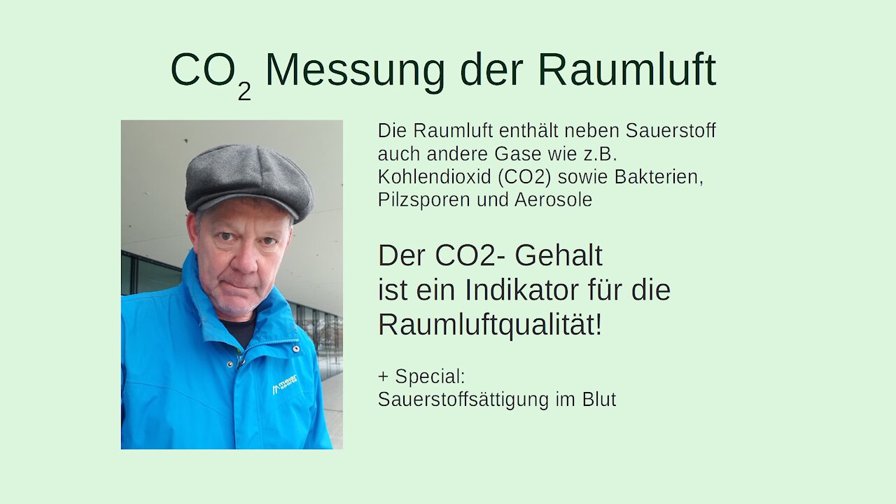 Raumluft, CO2-Messung und Sauerstoffsättigung im Blut ... (22.11.2020)