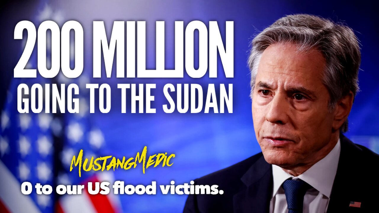 Secretary of State Antony Blinken sends $200 million to the Sudan, but what about our homeless?