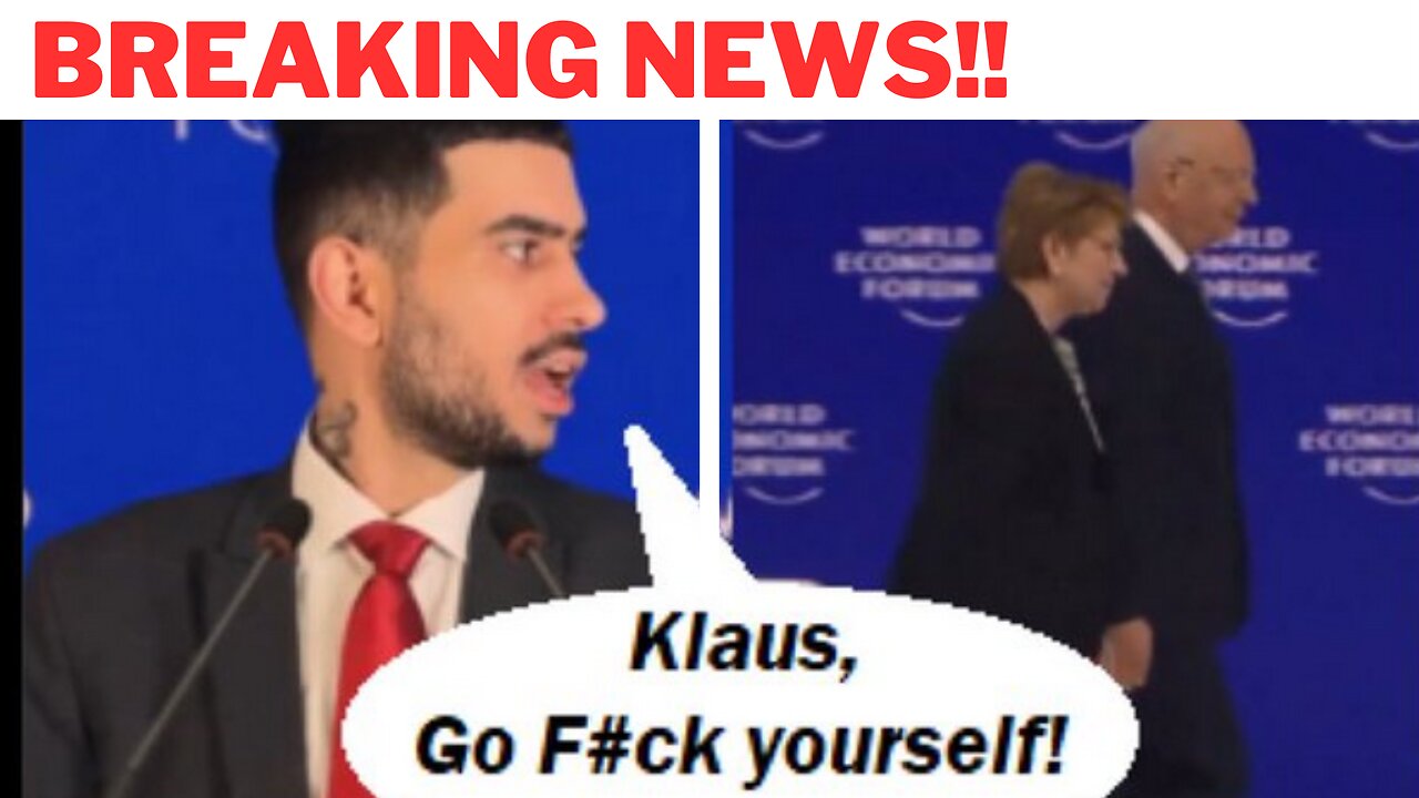 WEF SPEAKER DOES THE UNTHINKABLE AT 2024 DAVOS!! THE INTERNET IS ON FIRE!