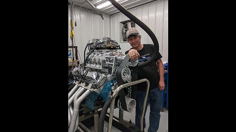 Supercharged 425 Olds Dyno Pull