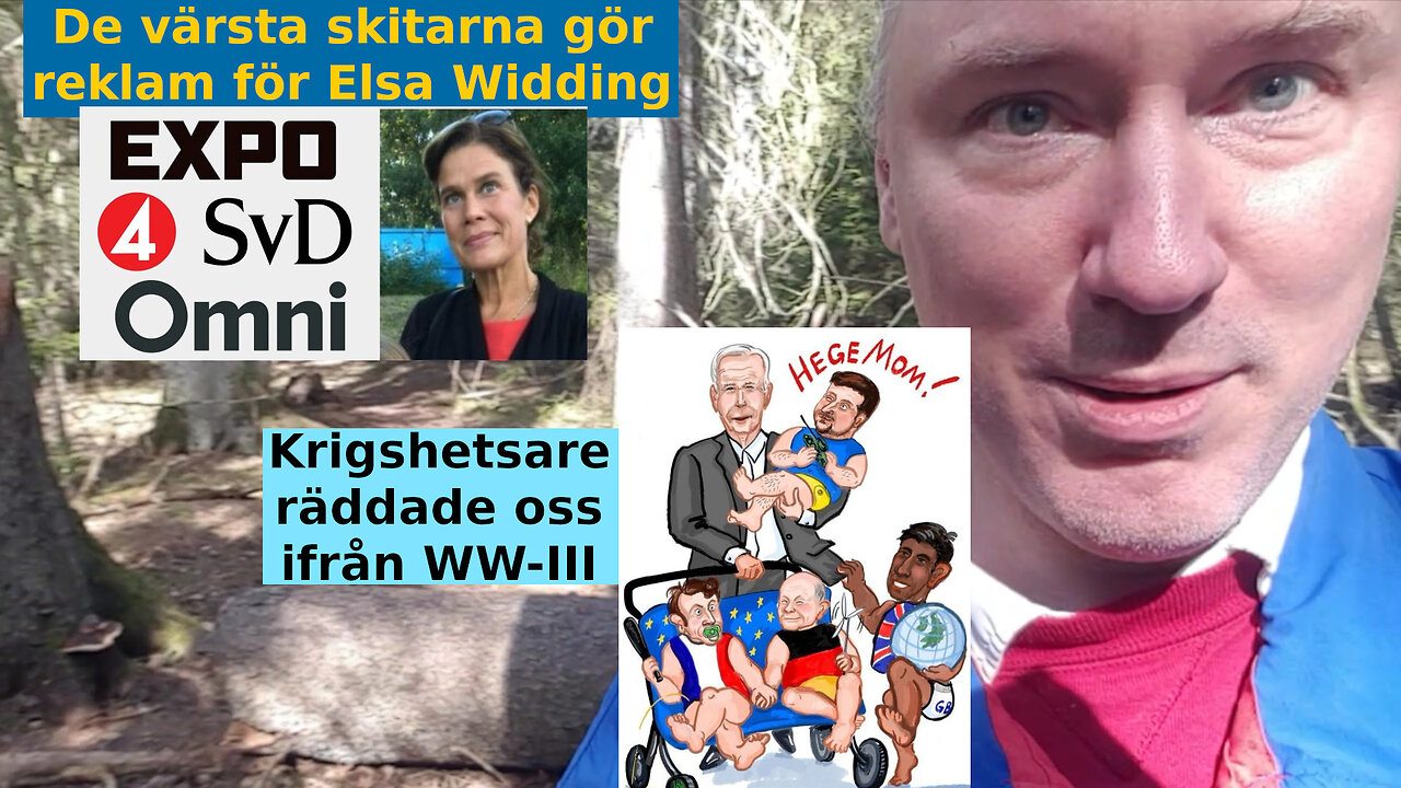 Krigshetsarna räddade oss ifrån världskrig. Geopolitisk översikt. FB-censur. Elsa Widding hjältinna