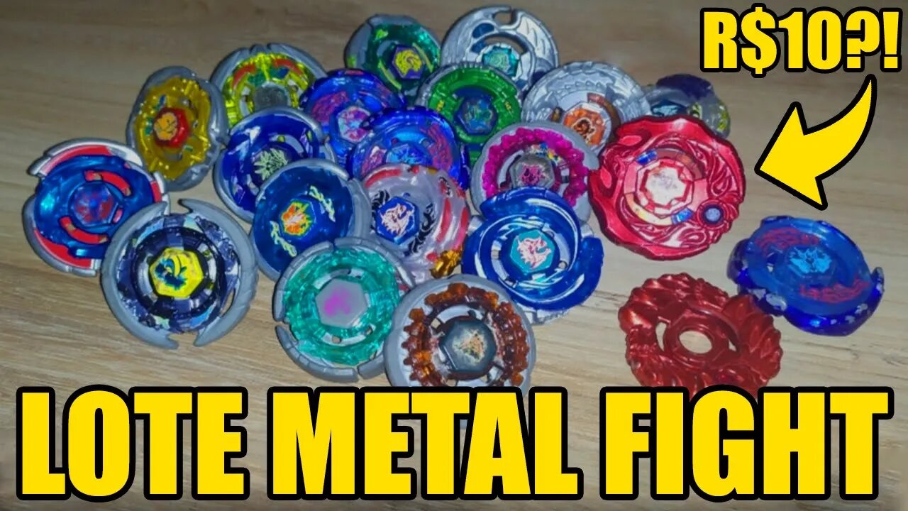 LOTE DE BEYBLADES METAL - Unboxing Hasbro Metal Fight Beyblade Lot