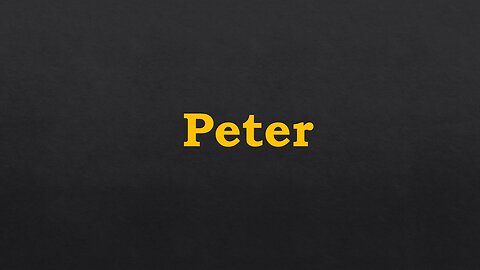 Peter