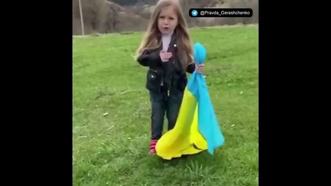 💙💛 Дівчинці 3 роки, а вона вже знає гімн України. Дитячий внесок у боротьбу України проти окупантів!
