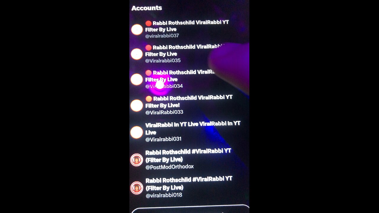 Rabbi Rothschild Streams Life 24/7 on YouTube
