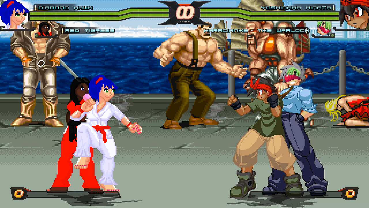 MUGEN: Original Characters: Diamond Hawk & Red Tigress vs. Yoshinaka Hinata & Harrcianke - Download