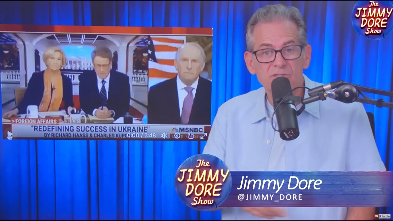 The Jimmy Dore Show: Ukraine war cheerleaders backpedaling furiously