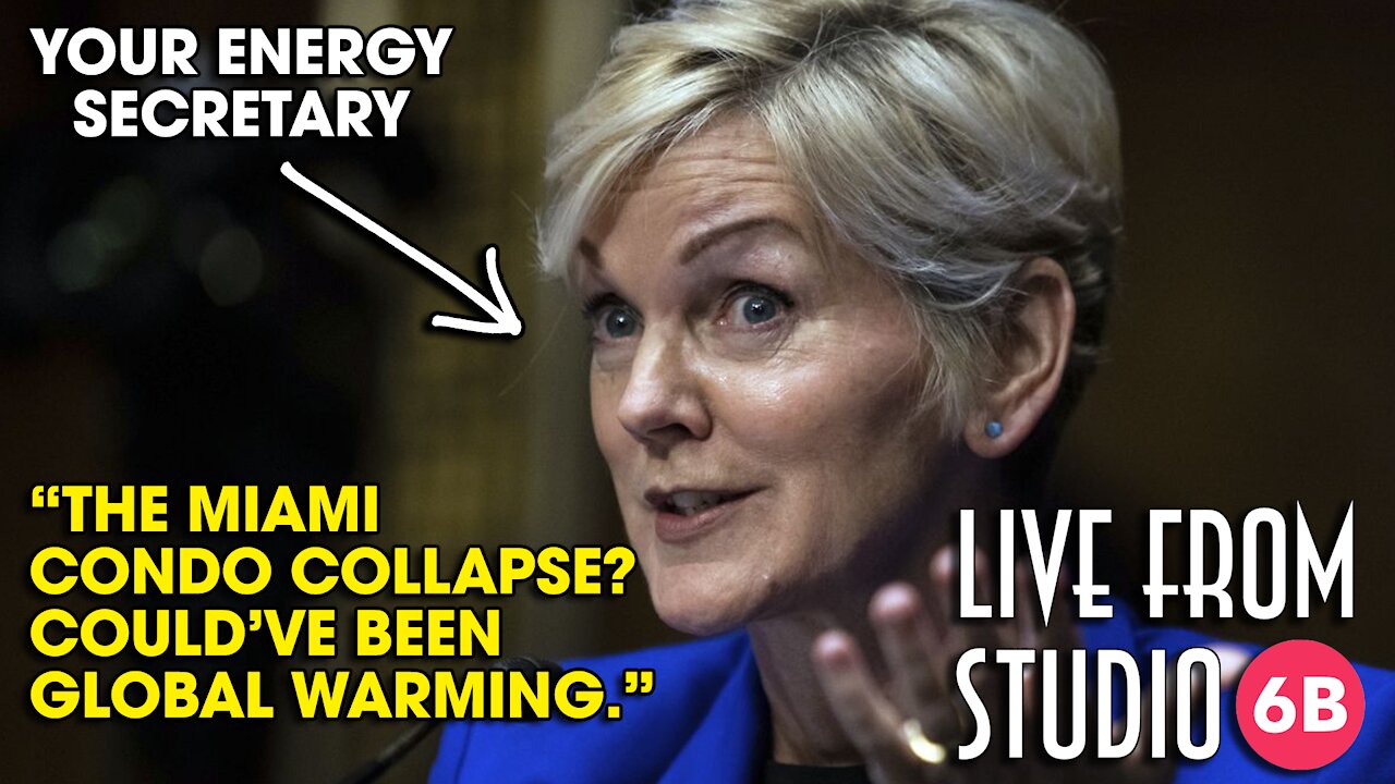 Energy Secretary Says Miami Condo Collapse Could Be Global Warming!!