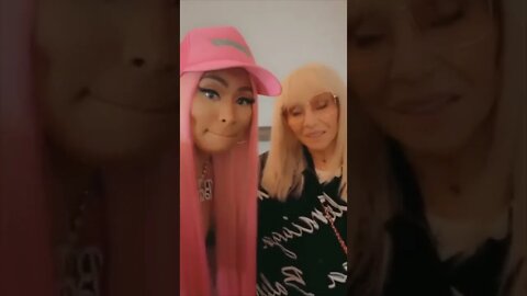#nickiminaj with #drake mother , tell your son not to speak to me no more 😂😂😂#shorts #viral