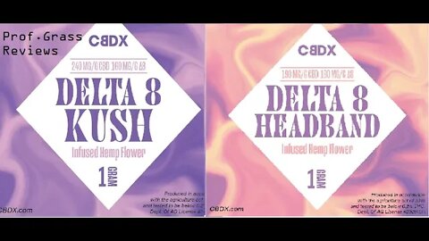 Prof.Grass Reviews: CBDX BUDS Sativa/Indica