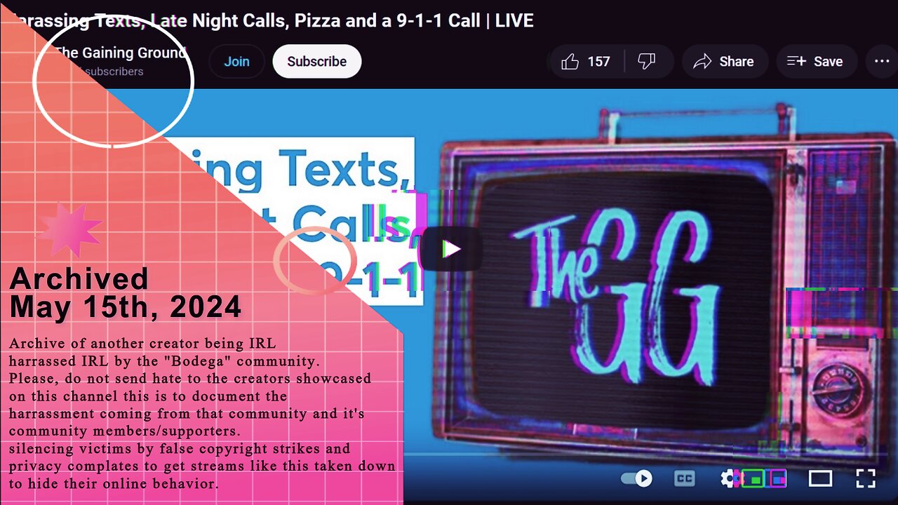 ARCHIVE OF: Harassing Texts, Late Night Calls, Pizza and a 9-1-1 Call | LIVE