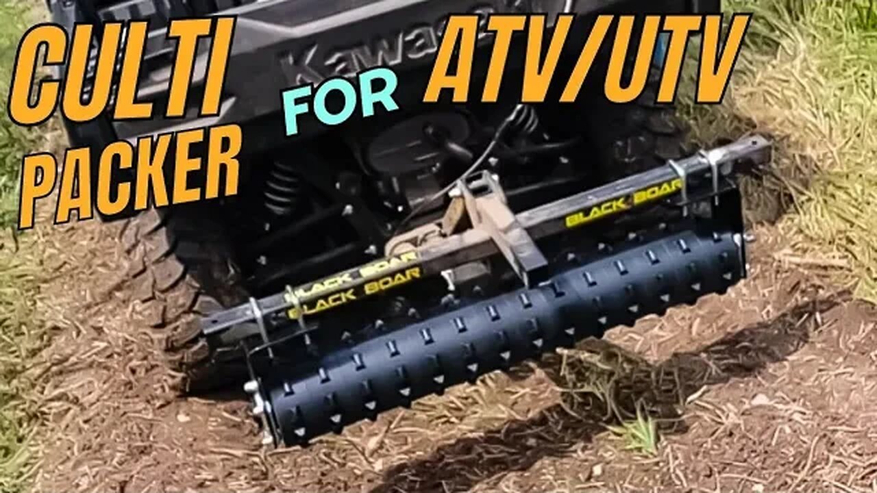 Cultipacker for ATV/UTV - Black Boar Cultipacker Install and Review