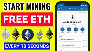 START Mining FREE ETHEREUM Every 10 Seconds (no investment required) Free ETH