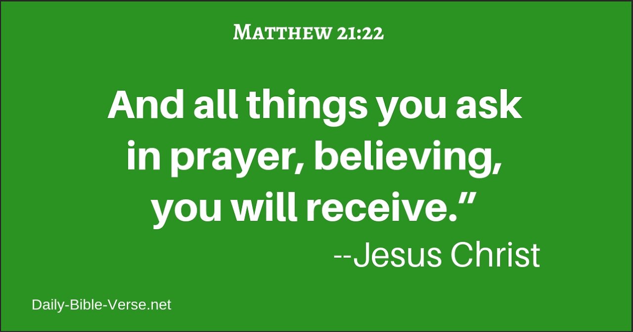 Do you need something? Ask God. God's System of Prayer.