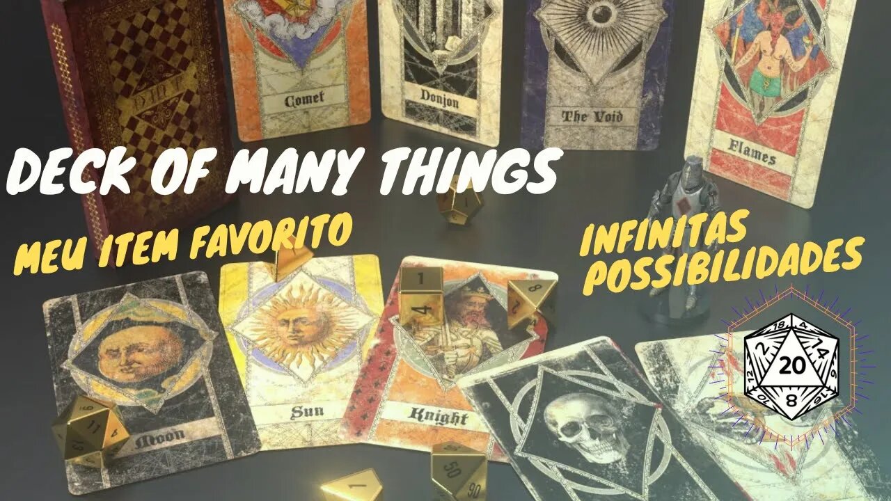 Os itens mais fortes de D&D - DECK OF MANY THINGS 🃏🃏