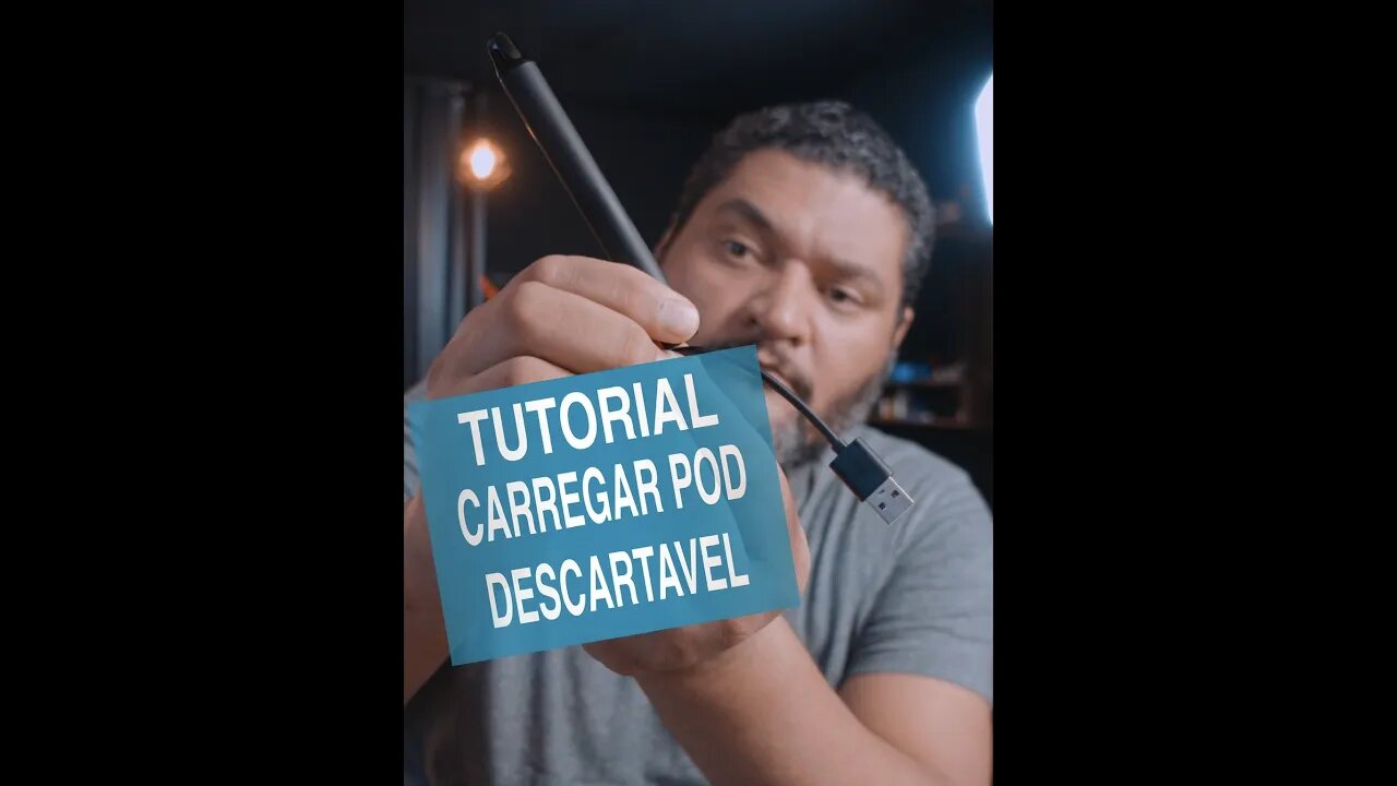 TUTORIAL - COMO CARREGAR POD DESCARTAVEL!!!