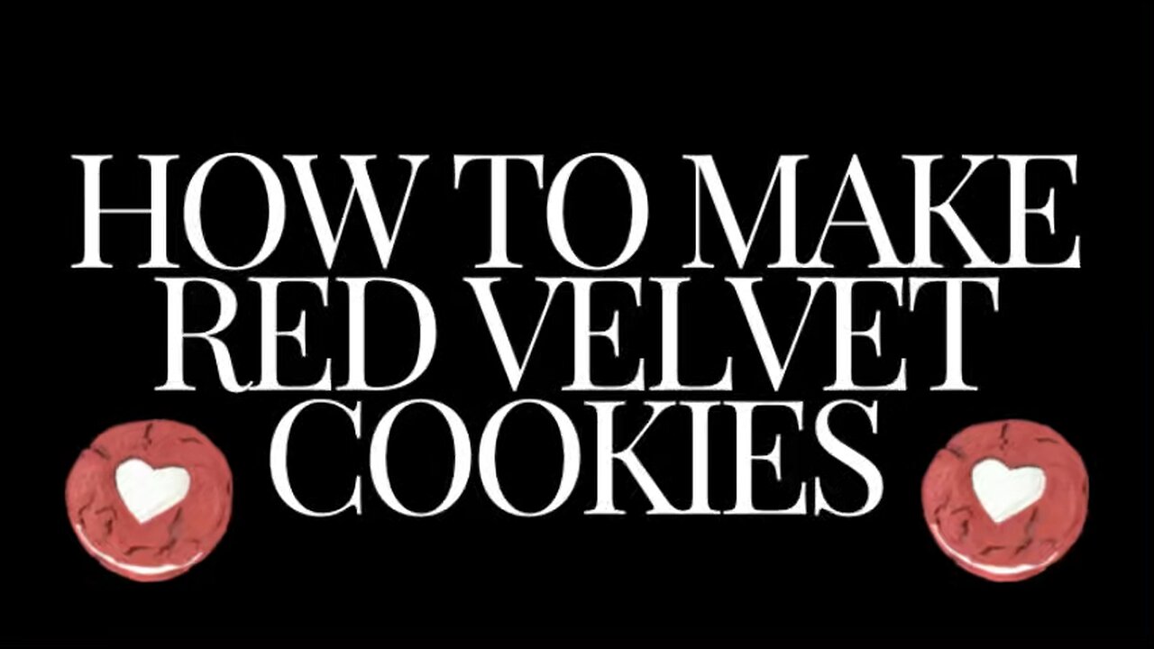 How to make red velvet cookies