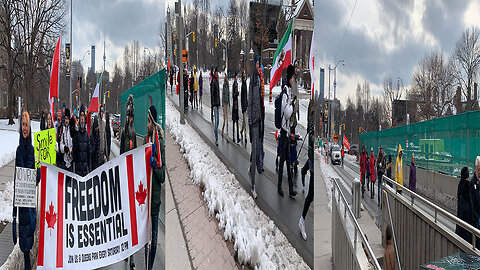 Raw Video: Toronto weekly freedom rally