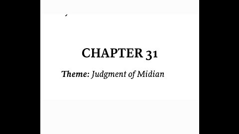 Numbers Chapter 31 (Bible Study)