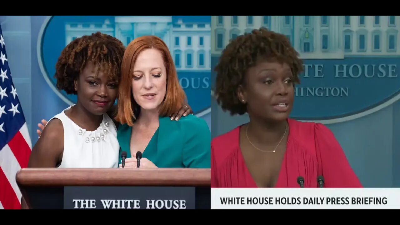 Race-Swapped the Redhead w/ Karine Jean-Pierre, Biden's NEW TOKEN White House Press Secretary