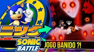 Jogo do Sonic que foi BANIDO 😈 | Sonic Gather Battle #shorts