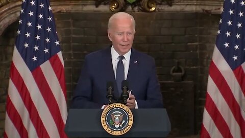 Biden On Israel: "I'm Getting Too Much Detail. I Know, Mr. Secretary, I'm Gonna Stop"