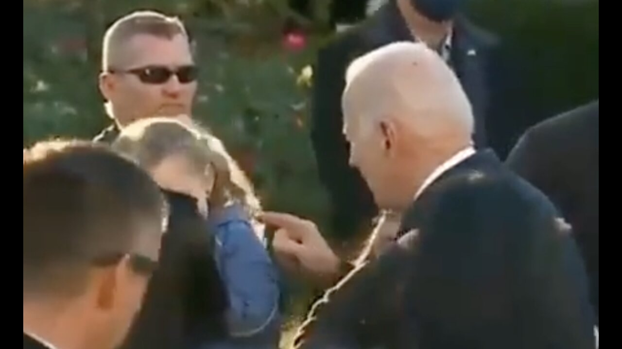 Little Girl Shows Exactly What To Do When Biden Touches You