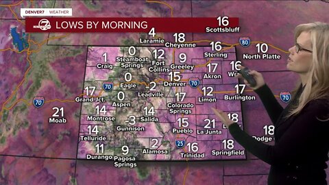 Snow clears out tonight, chilly air settles in