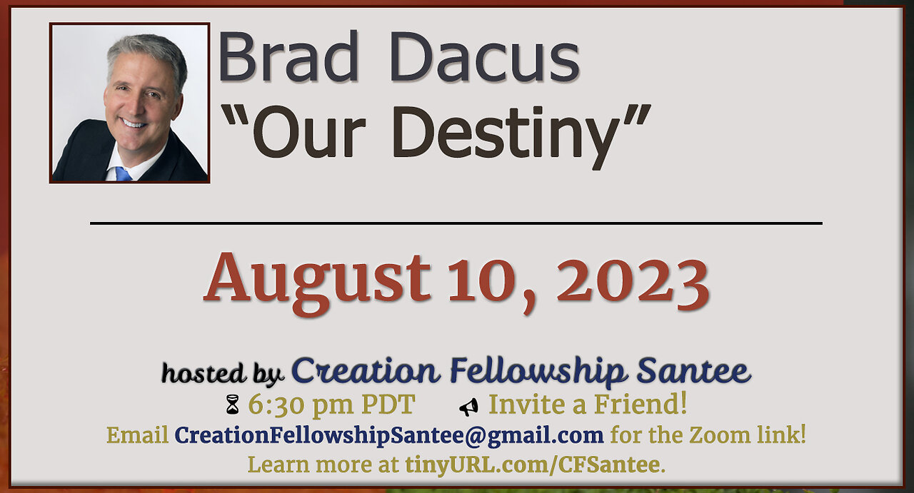 Our Destiny with Brad Dacus of PJI