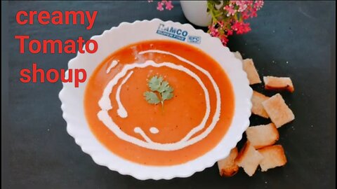 Creamy tomato shoup