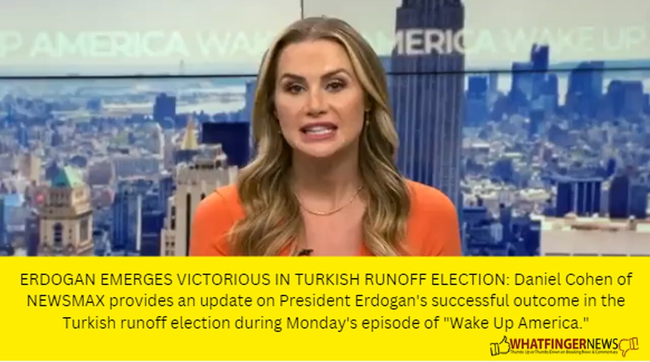 ERDOGAN EMERGES VICTORIOUS IN TURKISH RUNOFF ELECTION