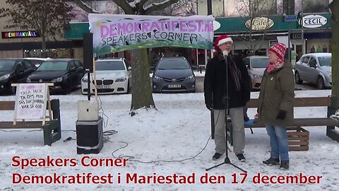 Demokratifest Mariestad: Upp till strid för julefrid