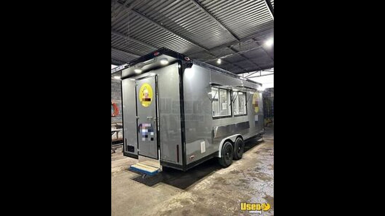 Like New - 8' x 20' Kitchen Food Trailer | Food Concession Trailer for Sale in Texas!