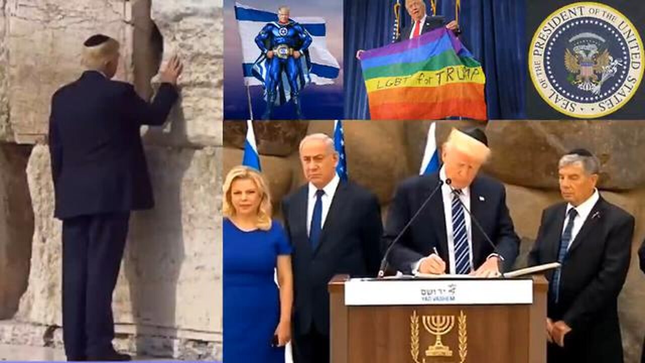 TRUMP: THE SATANIC JEW DEVIL WALL FUCKER.. MUST SEE LINKS! - 👀