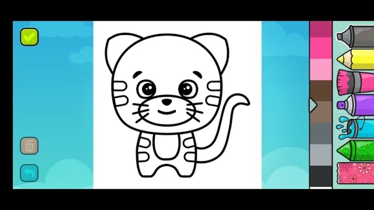 Coloring book- games for kids App👶No Copyright Videos👶#coloringbook #kidsgames #kidsgamevideo Clip12