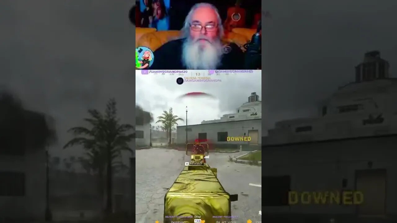 Robk Gaming Grandpa Warzone Shorts Old Man Gaming All day every day
