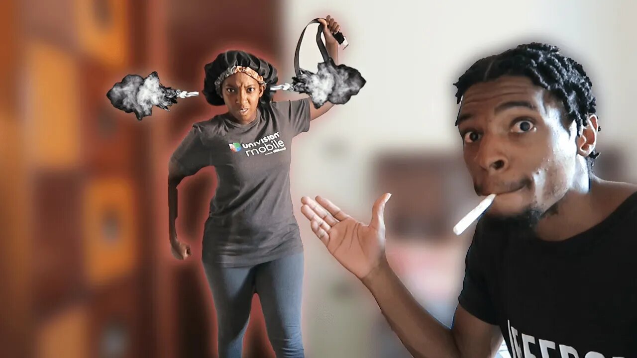 SHE CAUGHT ME SMOKING *GET SERIOUS*