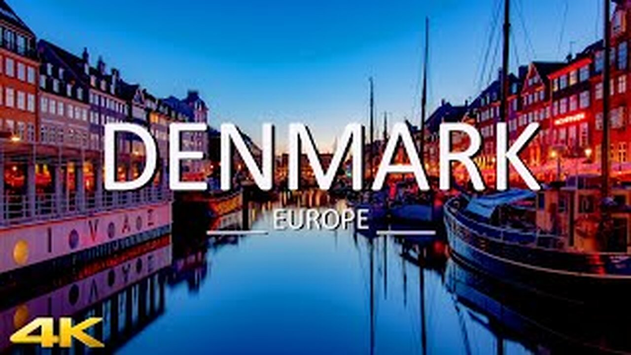 Denmark (4K UHD) | Relaxing music with interesting video