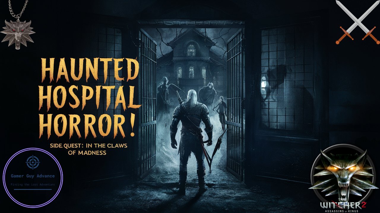 Haunted Hospital Horror! Witcher 2 Side Quest: In the Claws of Madness | #thewitcher2 #subscribenow