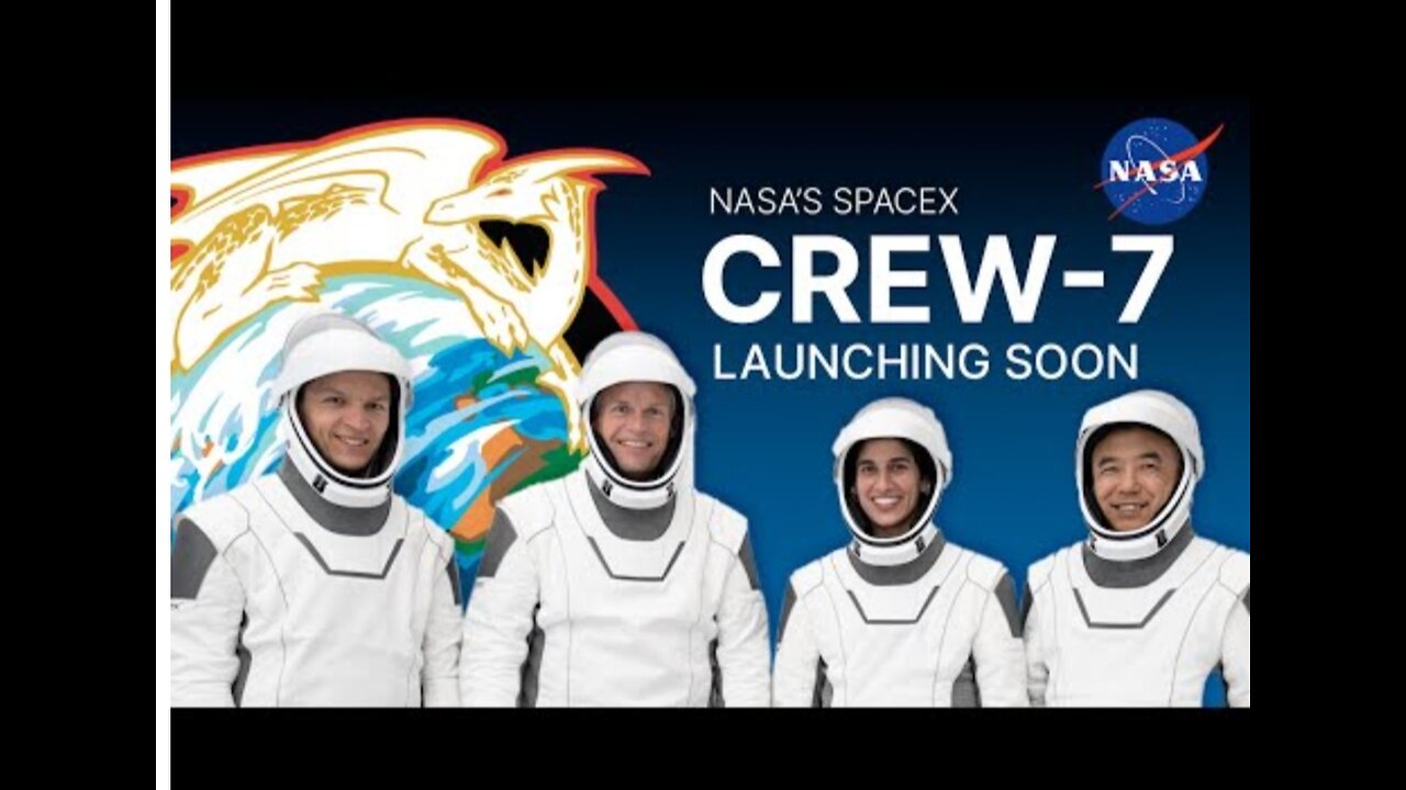 NASAs SpaceX Crew7 Mission to the Space Station Official Trailer