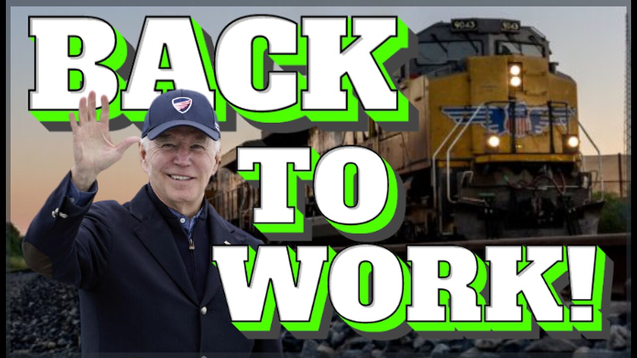 'Conductor' Biden Becomes Dictator, Orders Railworkers Back To Work!