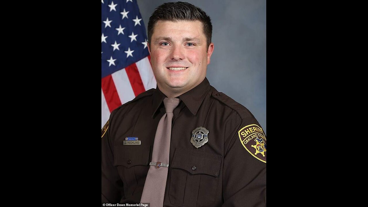 Michigan Deputy Shot Dead In Vicious Ambush Three People Jumped Out Of Vehicle And Started Firing.