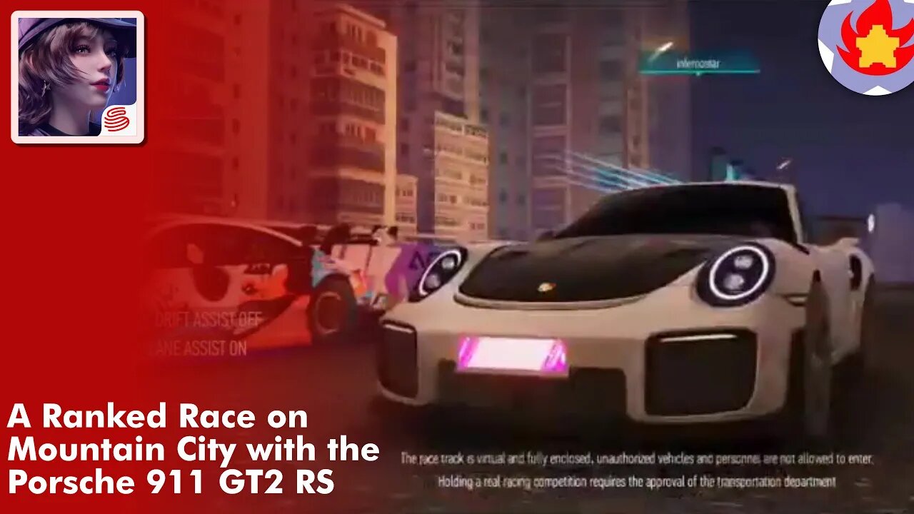 A Ranked Race on Mountain City with the Porsche 911 GT2 RS | Ace Racer